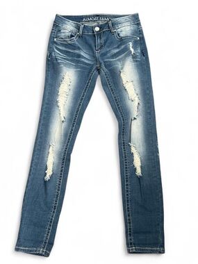 Almost Famous Distressed Midrise Jeans